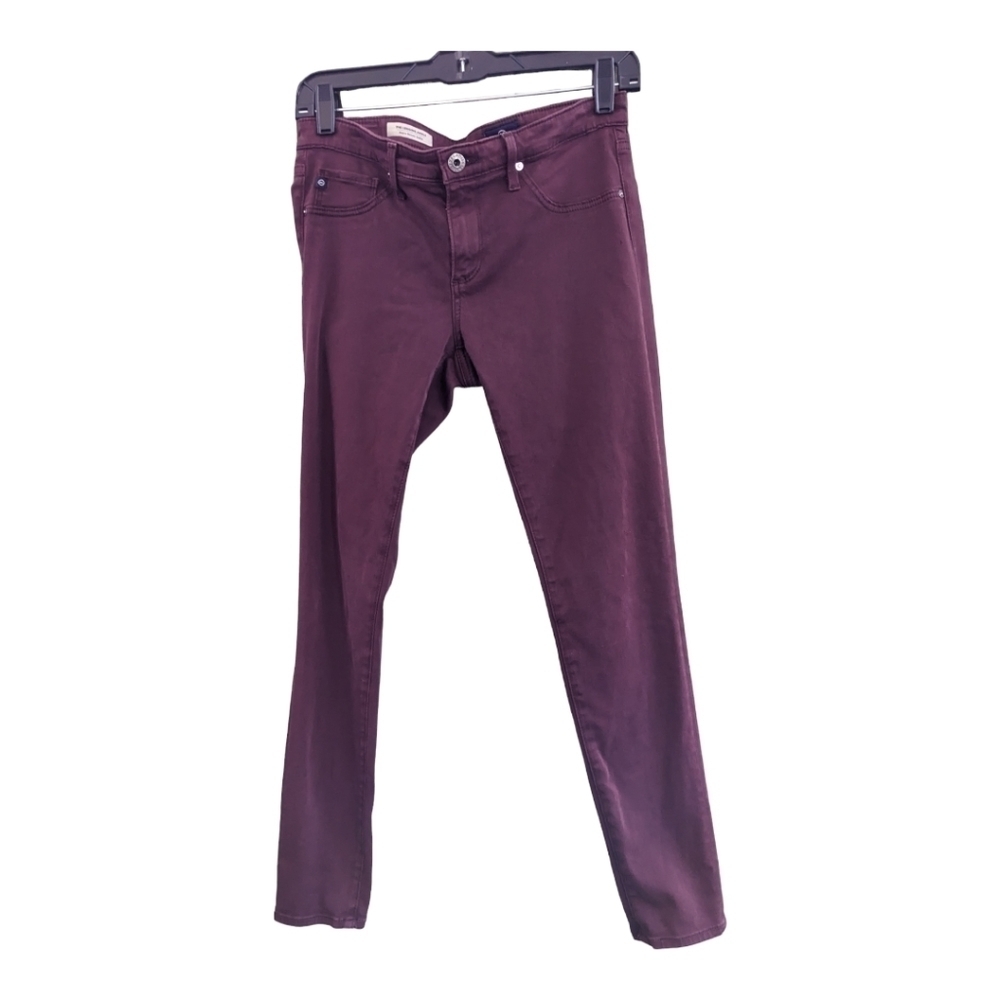 Adriano Goldschmied (AG) Wine color The Legging Ankle stretch jeans 27R